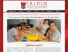 Tablet Screenshot of fridim.org.ar